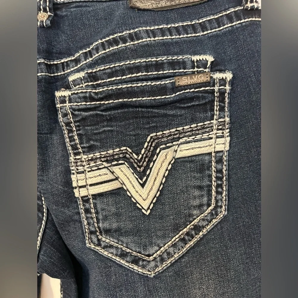 Men’s Exclusive Salvage Anarchy Straight Stretch Jean-Buckle